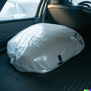 side airbag deployed